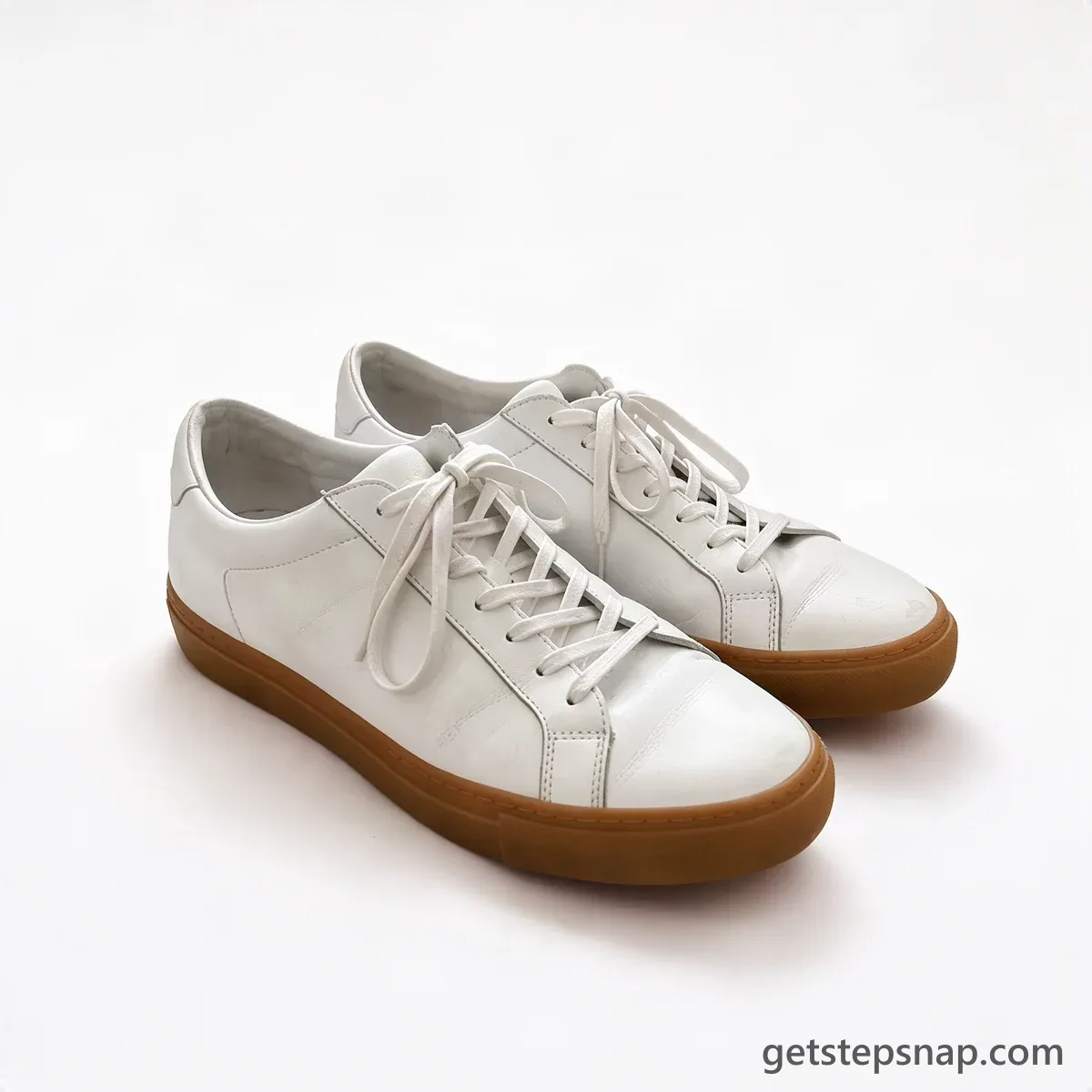 The same sneakers on a clean white studio background with a soft shadow